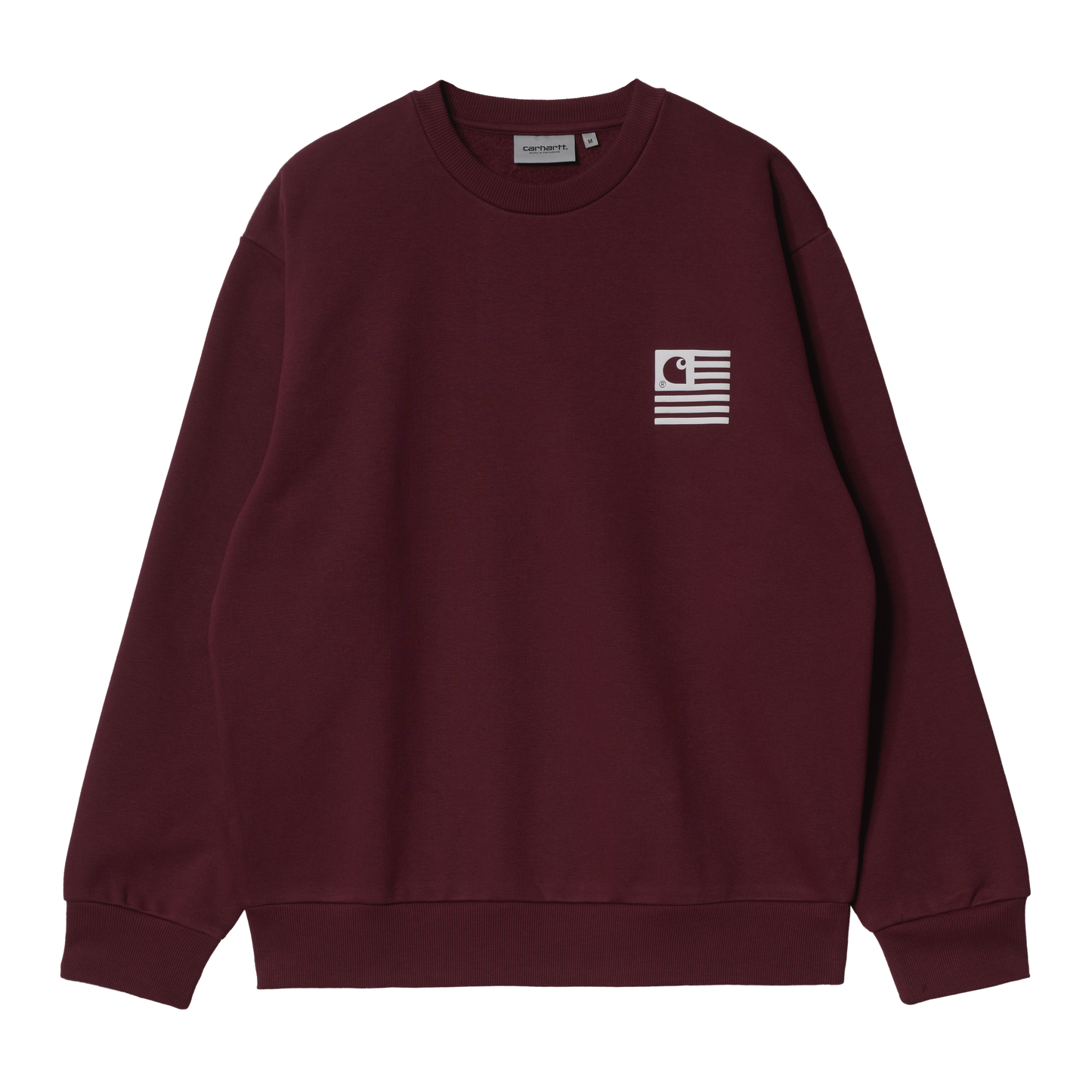 Carhartt WIP Fade State Sweatshirt - Wine White