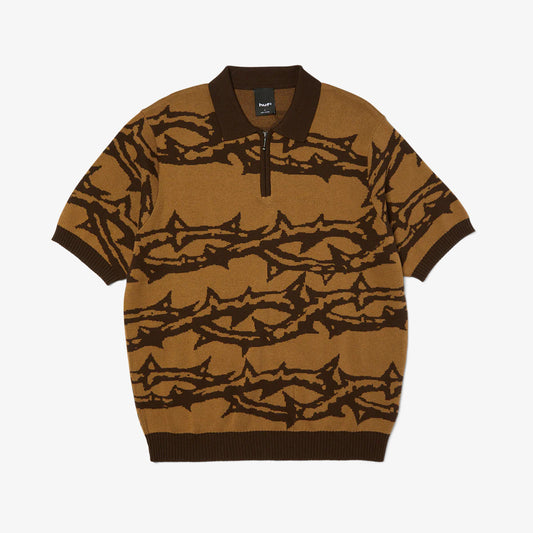 HUF Fantasies Knit SS Top - Brown