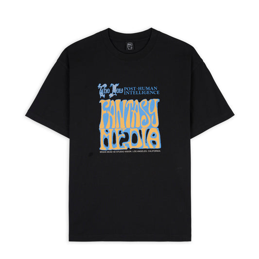 Brain Dead Fantasy Media T-Shirt - Black