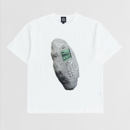 Heresy Stone Phone Tee - Ecru
