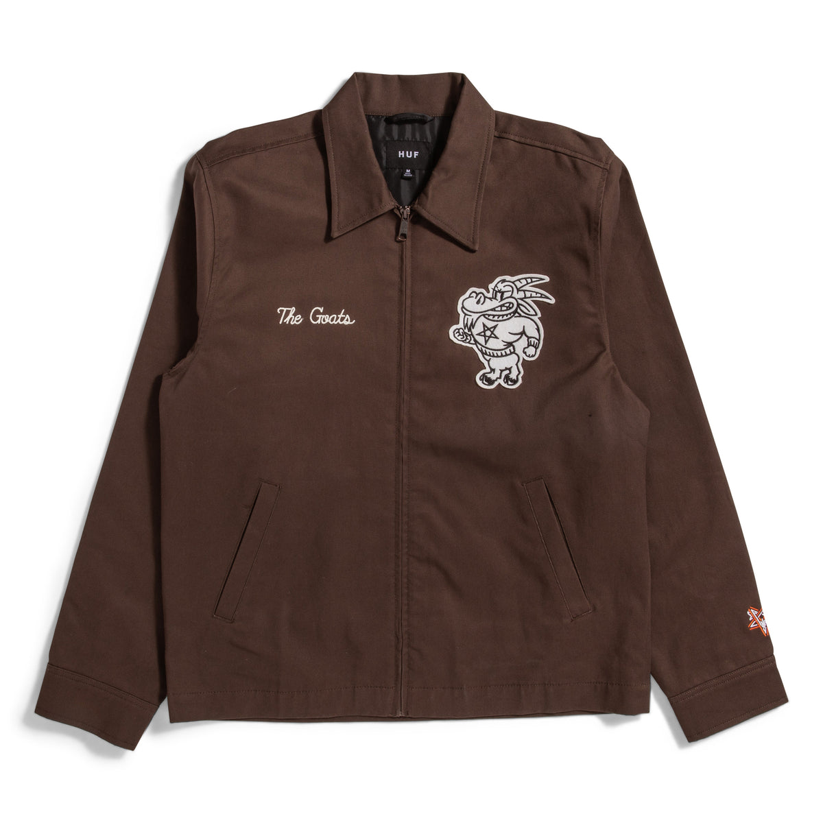 HUF x Thrasher Field Crew Jacket - Chocolate