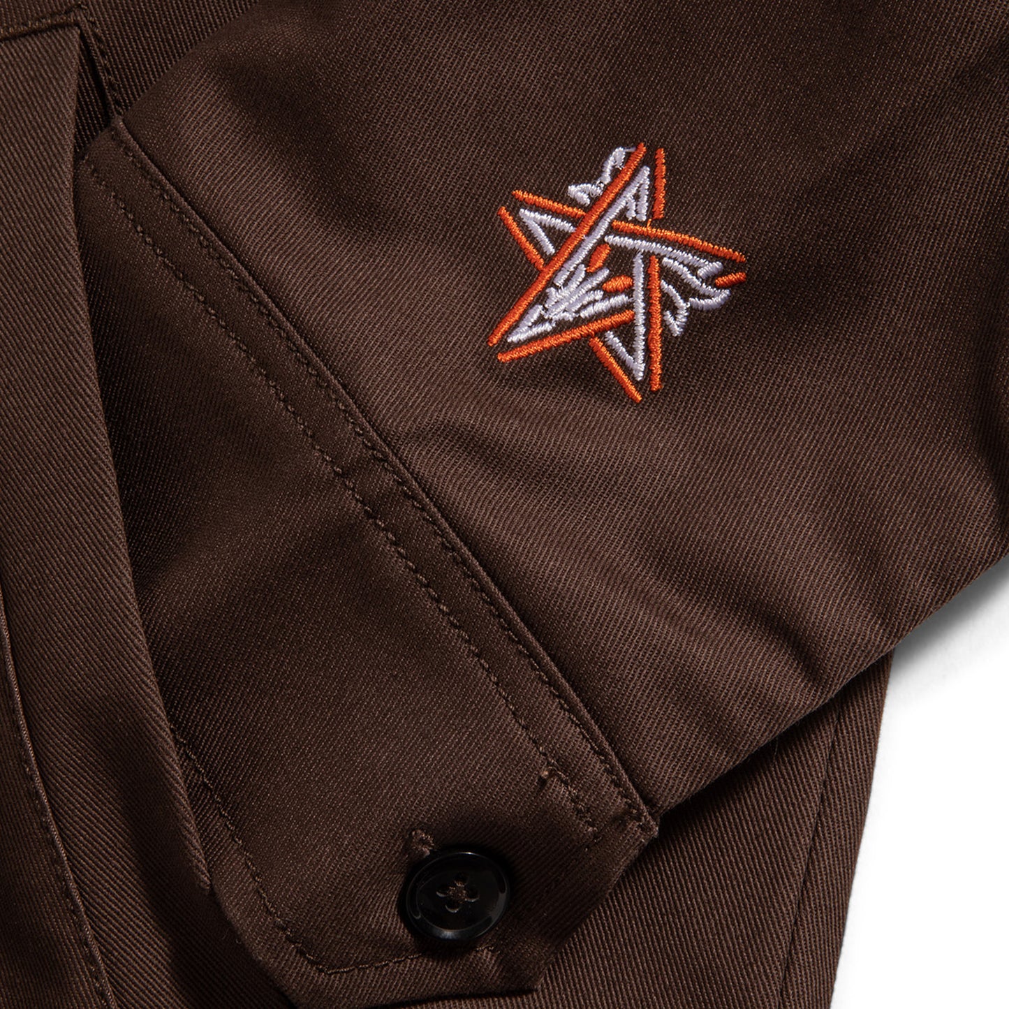 HUF x Thrasher Field Crew Jacket - Chocolate