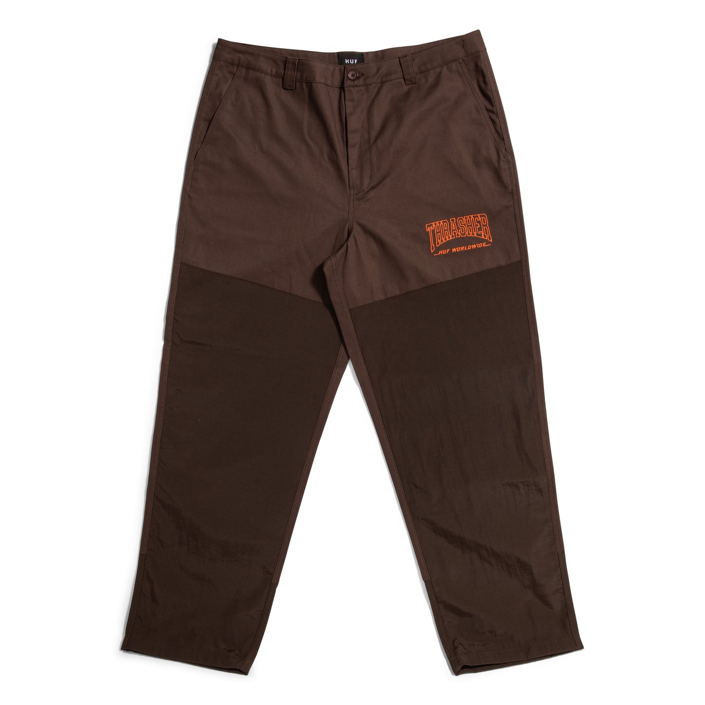 HUF x Thrasher Field Crew Pant - Chocolate