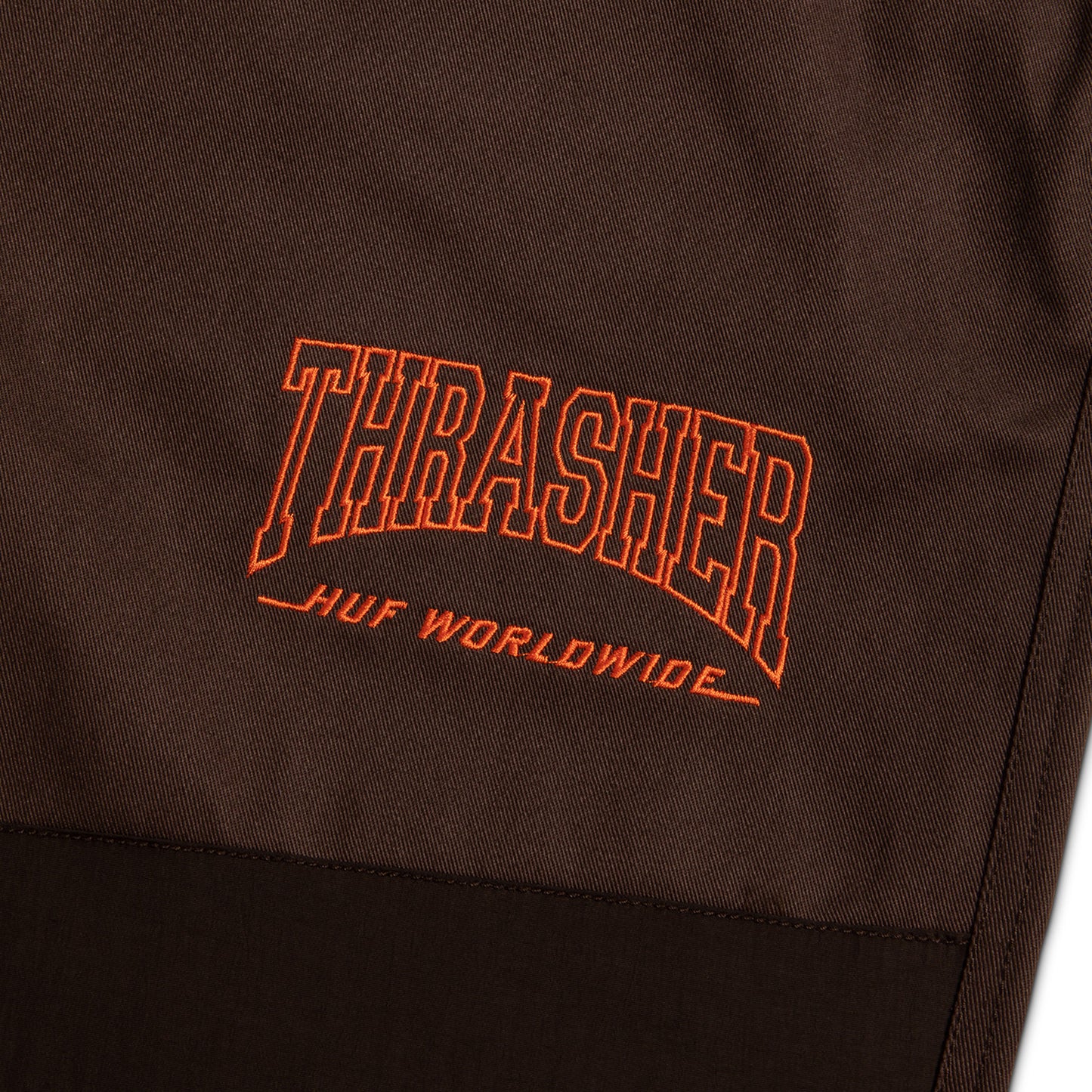 HUF x Thrasher Field Crew Pant - Chocolate
