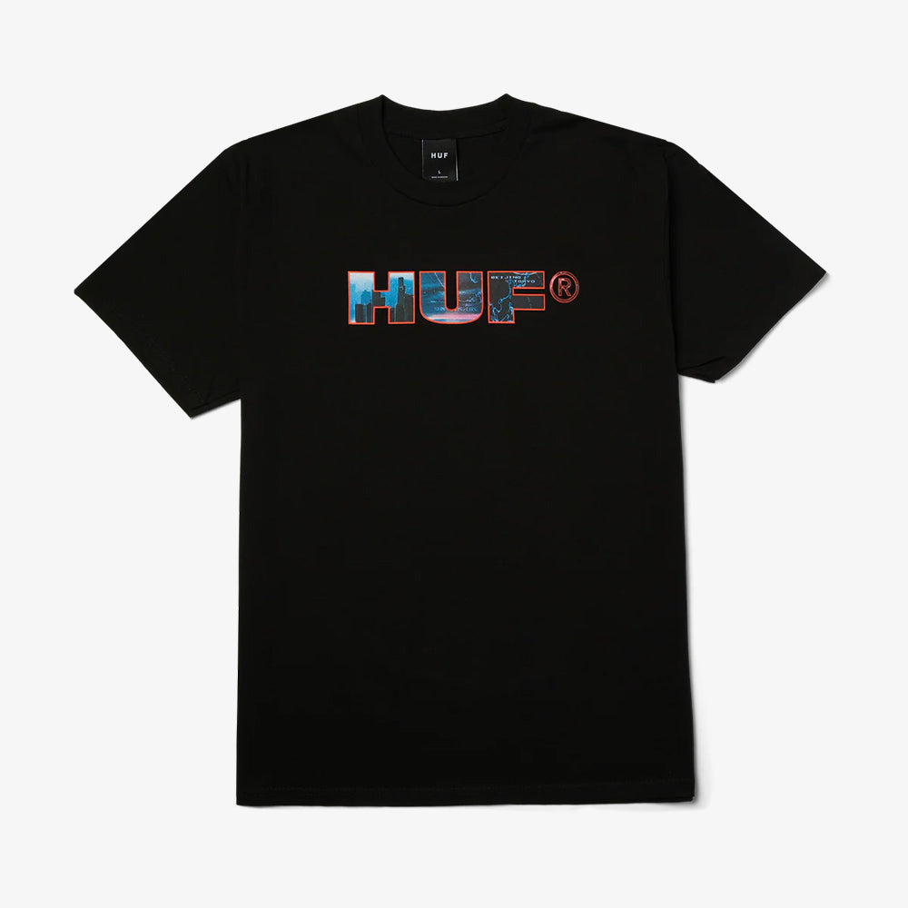 HUF Flight Path SS Tee - Black