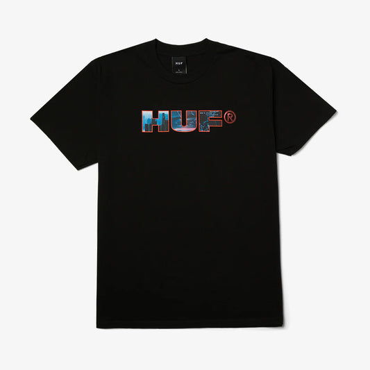 HUF Flight Path SS Tee - Black