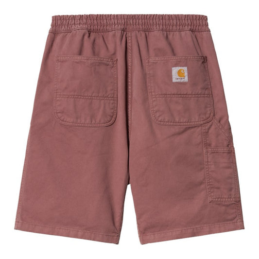 Carhartt WIP Flint Short - Dusky Pink Garment Dyed
