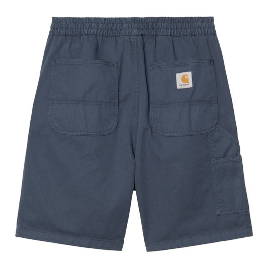 Carhartt WIP Flint Short - Dusky Blue Garment Dyed