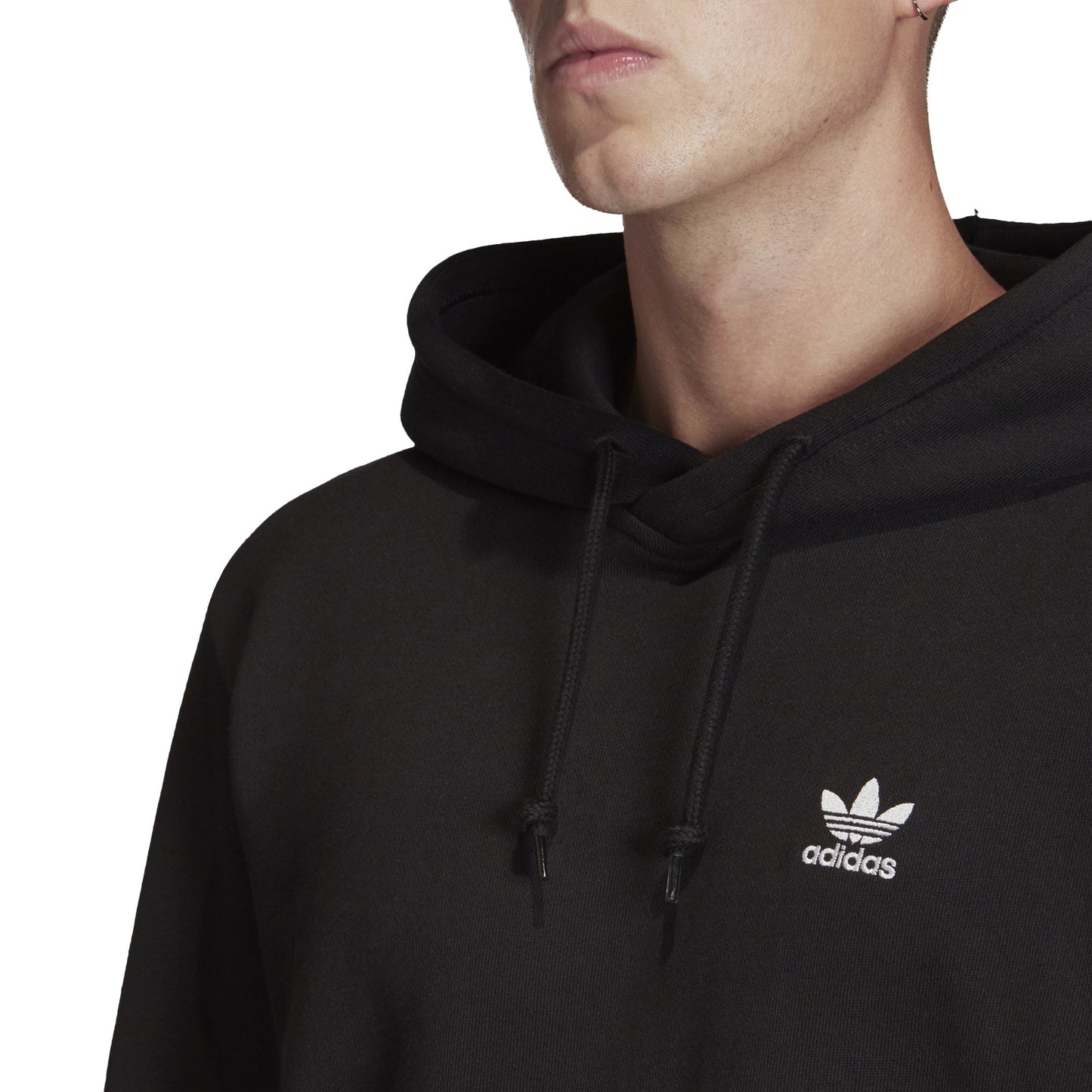 Adidas Trefoil Essential Hoodie - Black