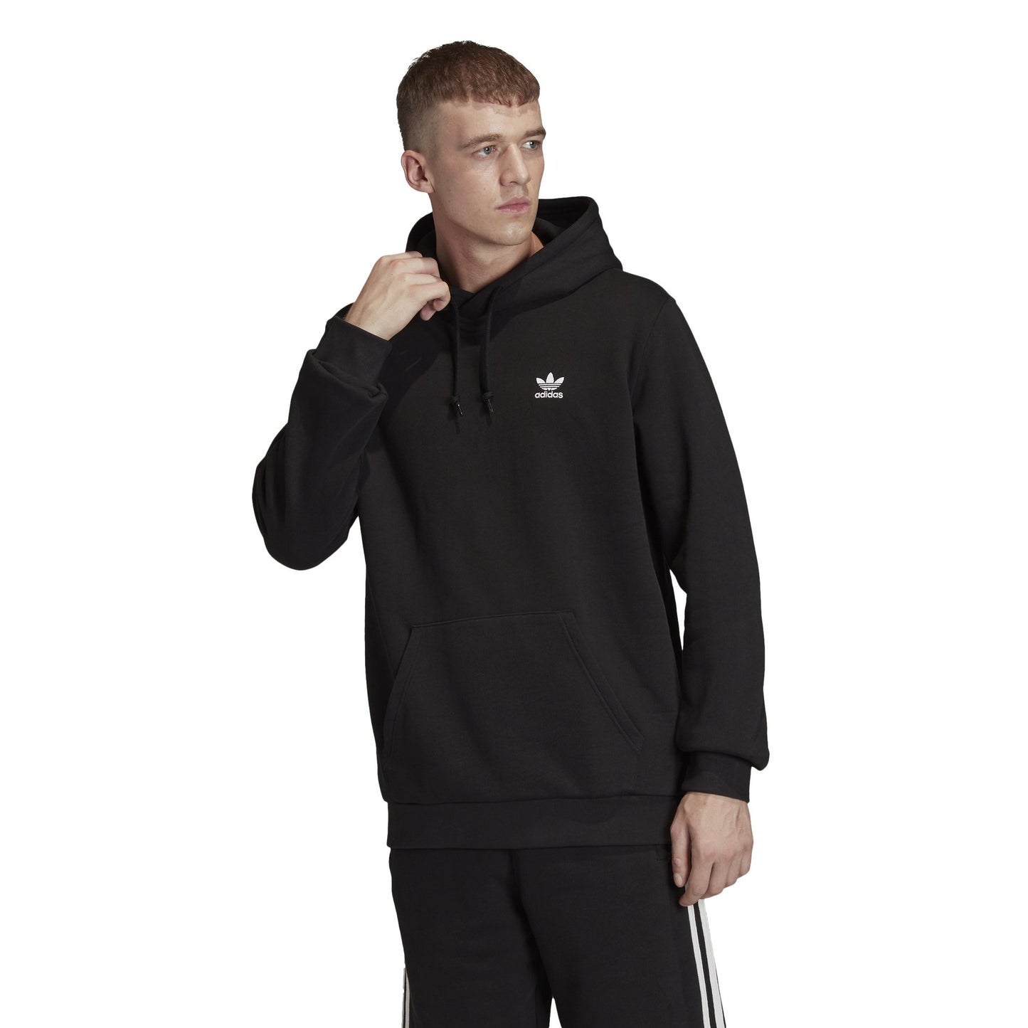 Adidas Trefoil Essential Hoodie - Black