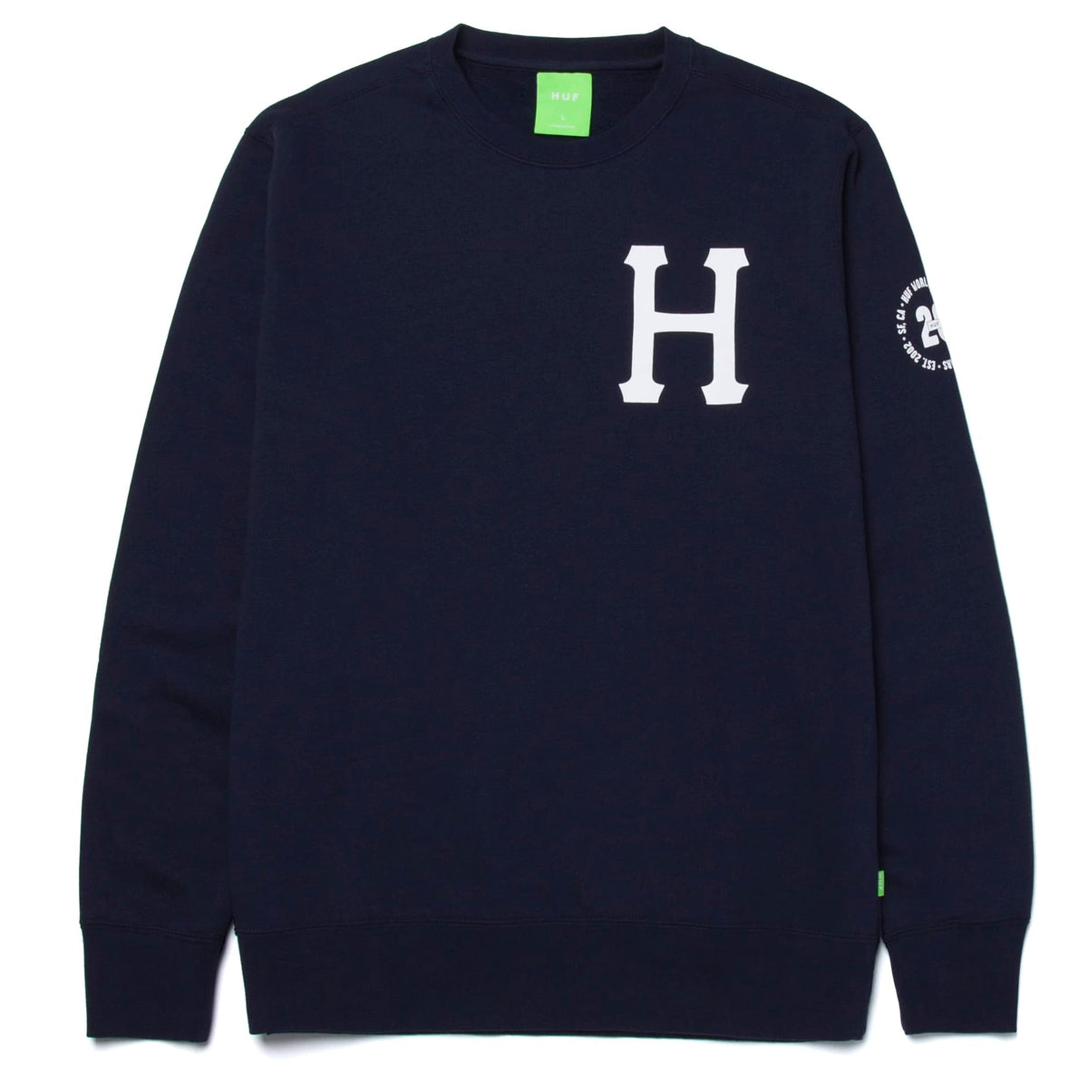 HUF Forever Crew Sweatshirt - Navy