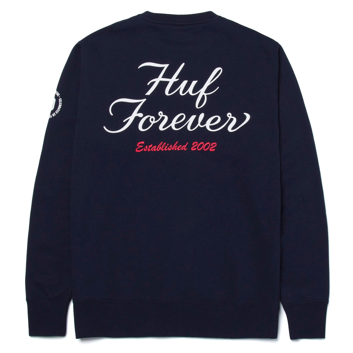 HUF Forever Crew Sweatshirt - Navy