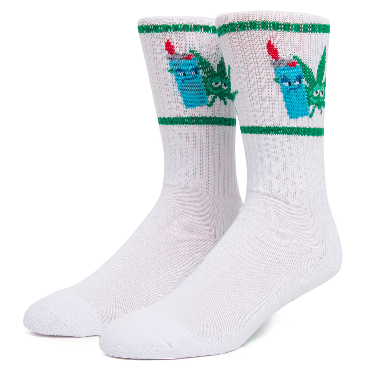 HUF Frenemies Socks - White