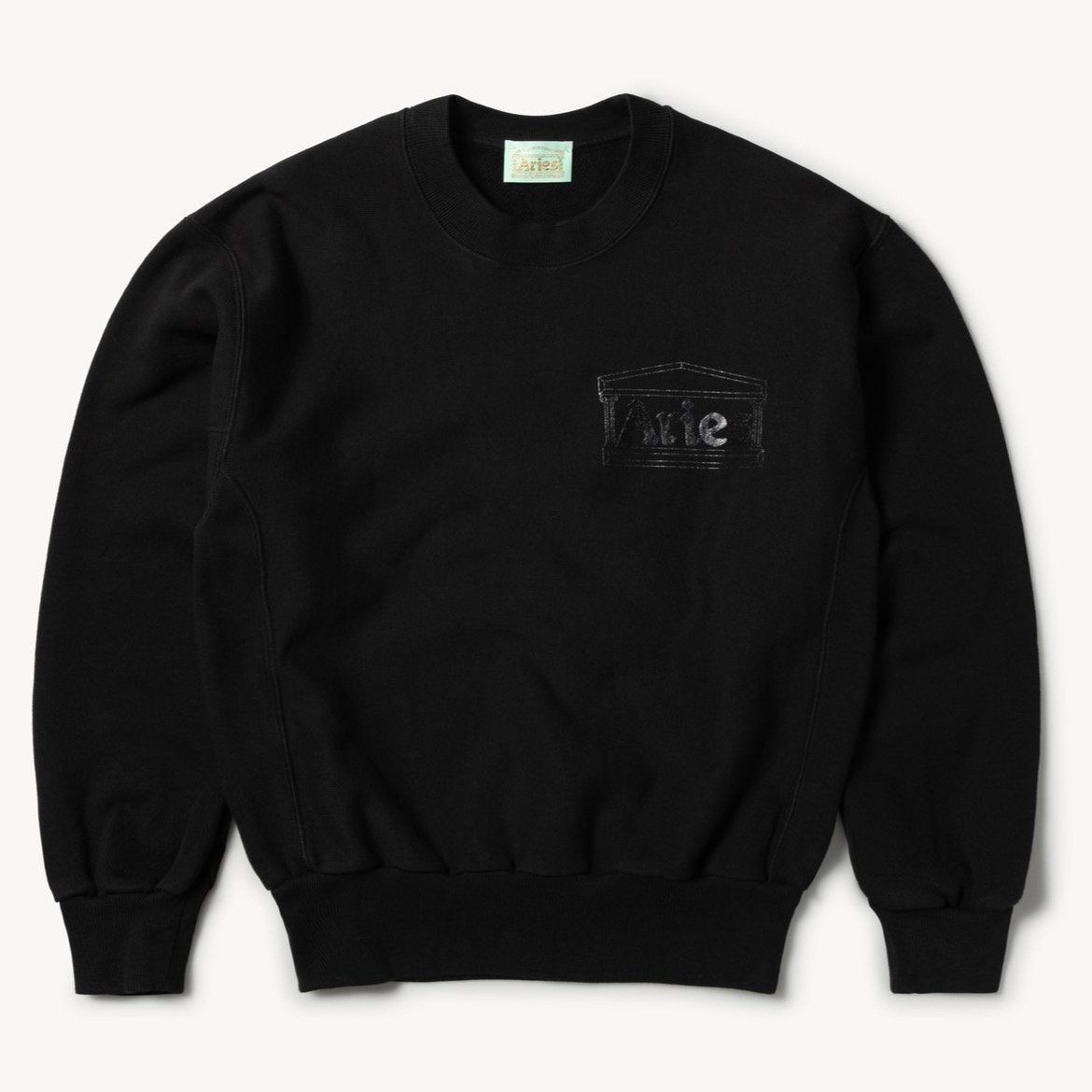 Aries Arise Premium Temple Sweatshirt - Black