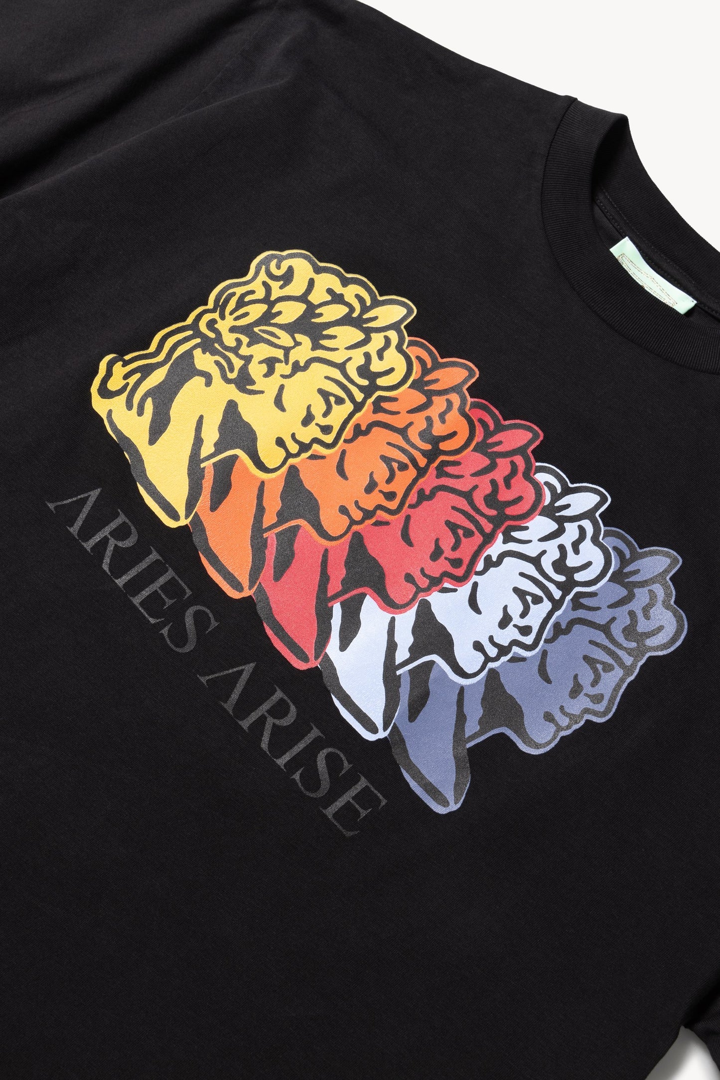 Aries Arise Roman Head T-Shirt - White