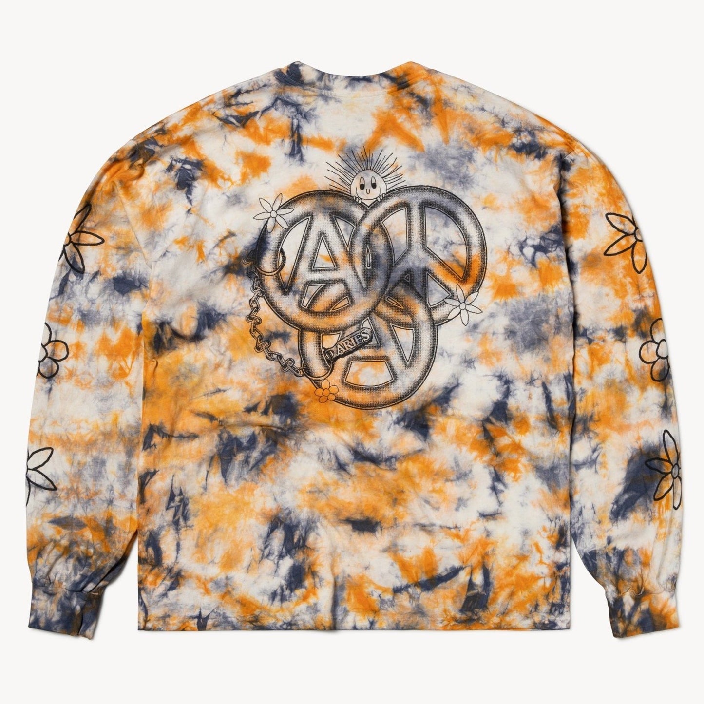 Aries Arise Peace & Love LS T-Shirt - Multi