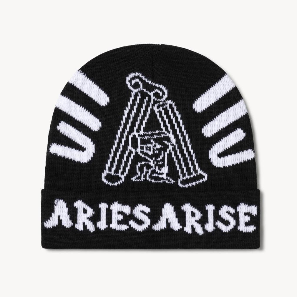 Aries Arise Column Beanie - Black