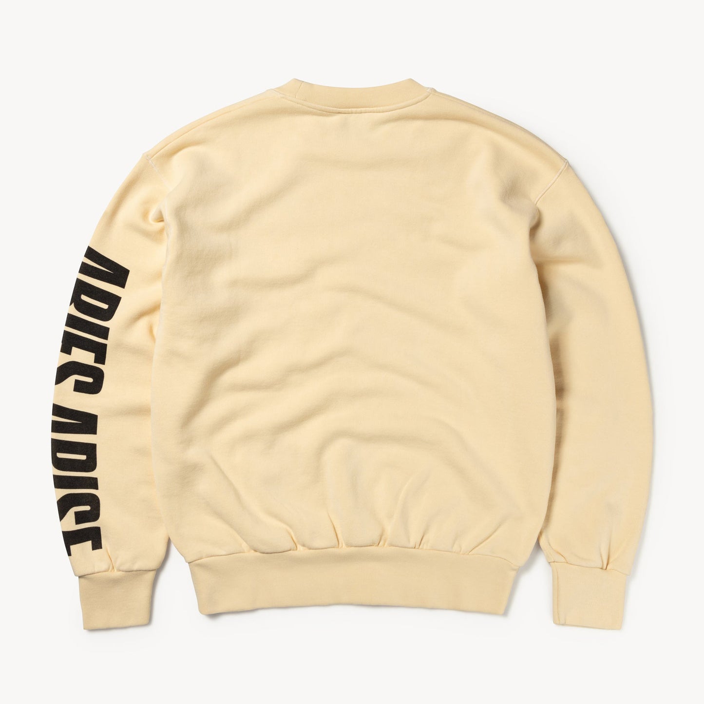 Aries Arise Press Gothic Sweatshirt - Alabaster