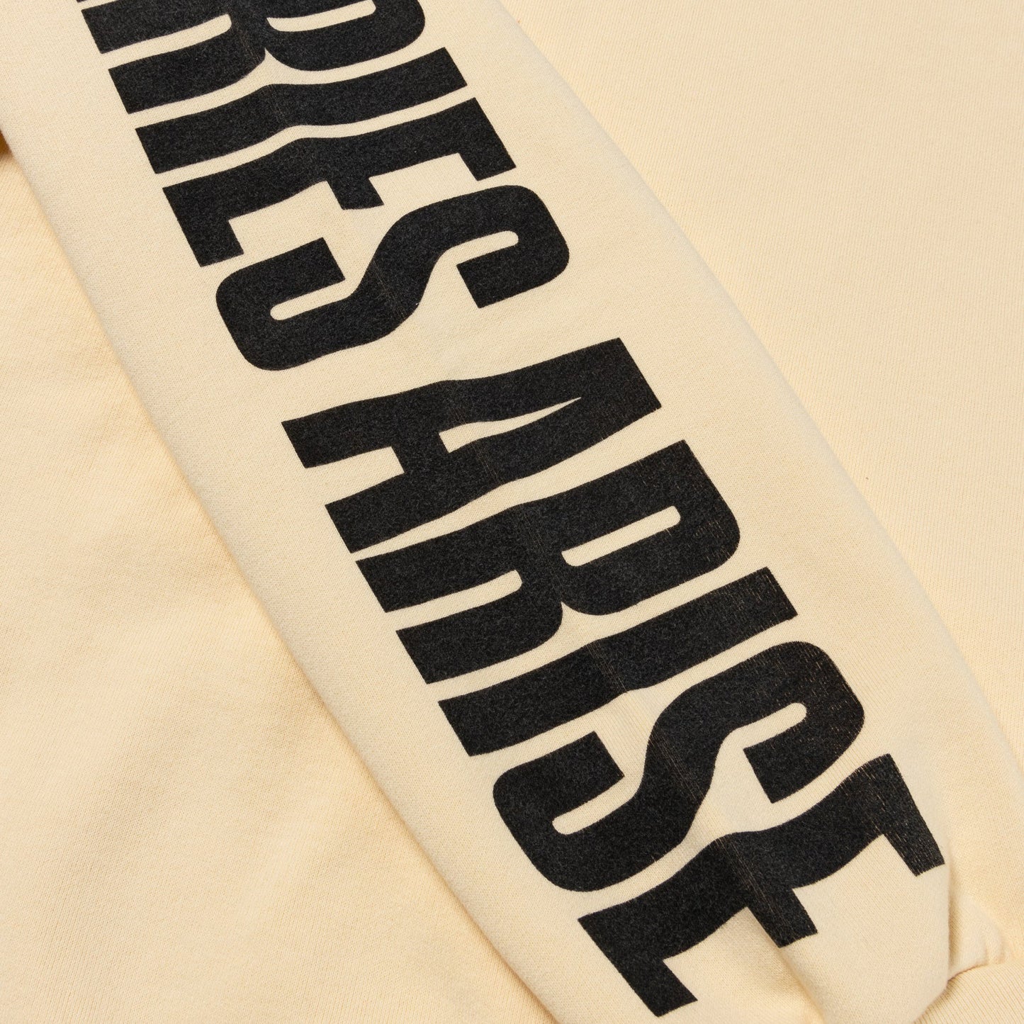 Aries Arise Press Gothic Sweatshirt - Alabaster