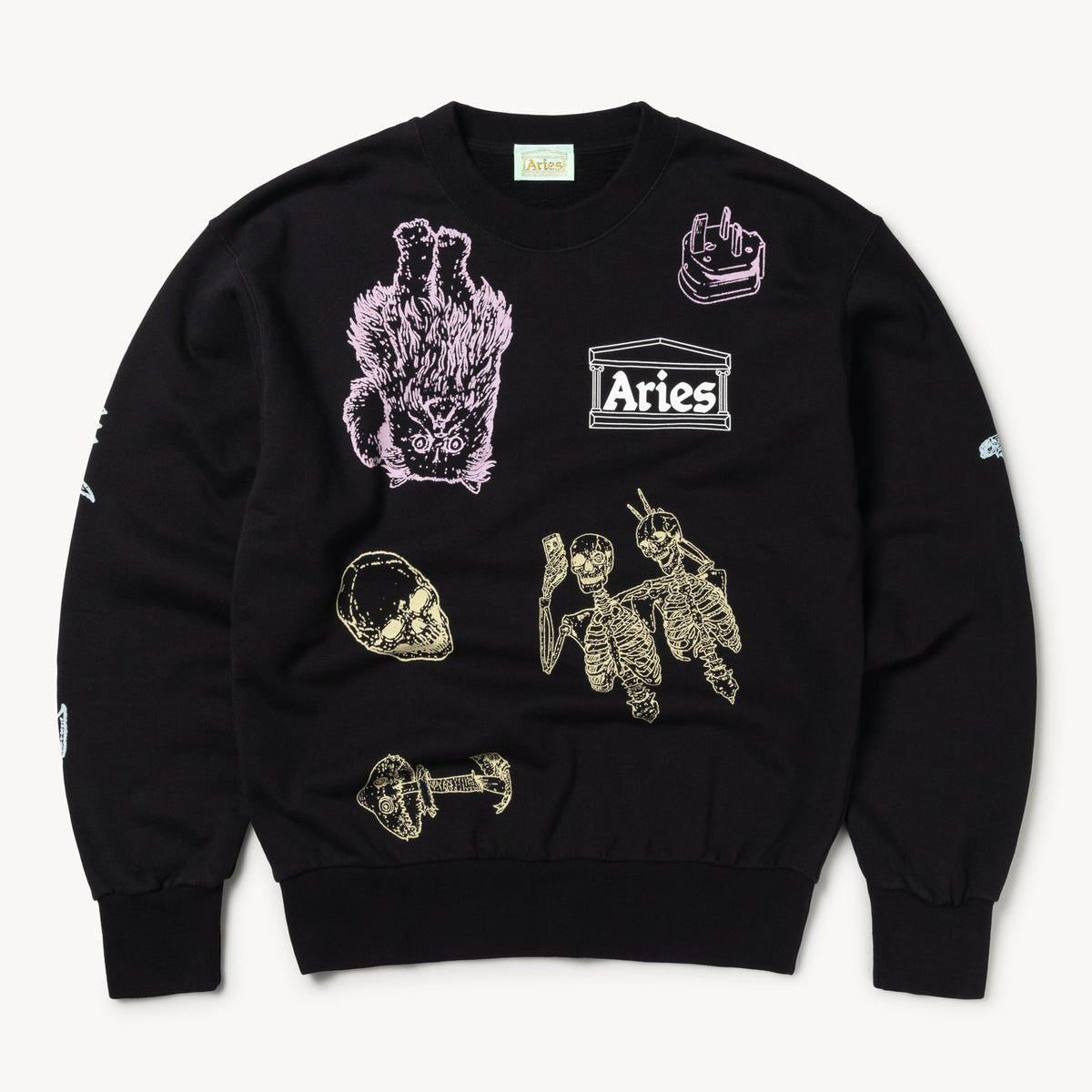 Aries Arise 'Cybin Sweatshirt - Black