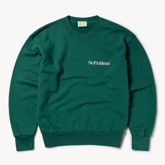 Aries Arise Mini Problemo Sweatshirt - Alpine Green