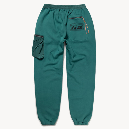 Aries Arise Nylon Hybrid Sweatpant - Green