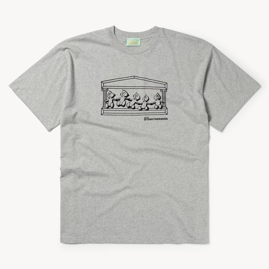 Aries Arise Togetherness T-Shirt - Grey Marl