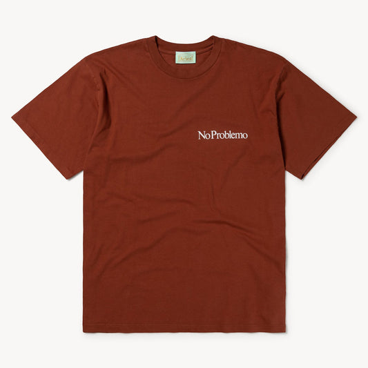 Aries Arise Mini Problemo T-Shirt - Burgundy