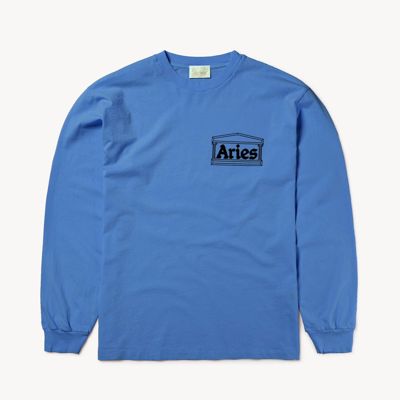 Aries Arise Temple LS T-Shirt - Blue