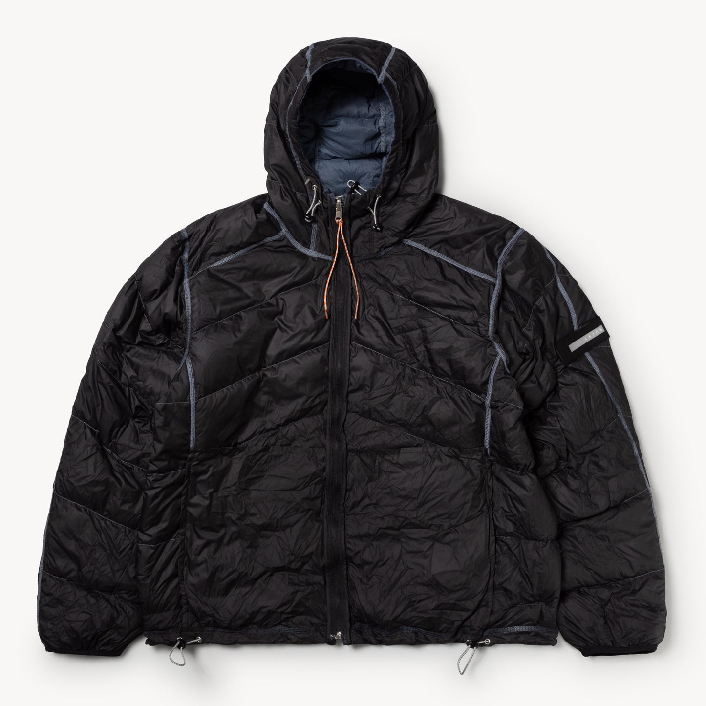 Aries Arise Reversible Down Liner Jacket - Grey Black