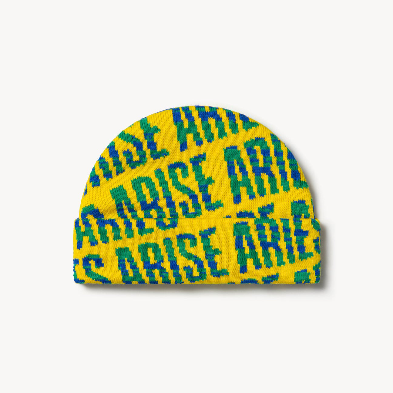Aries Arise Space Dye Beanie - Yellow