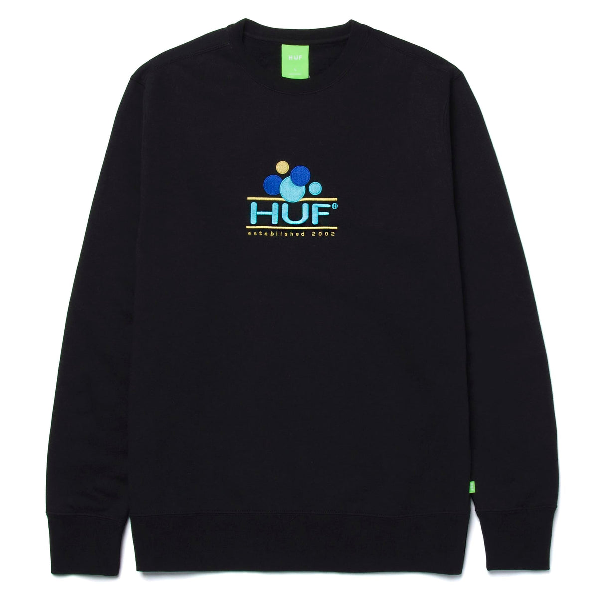 HUF Fun Crew Sweatshrit - Black