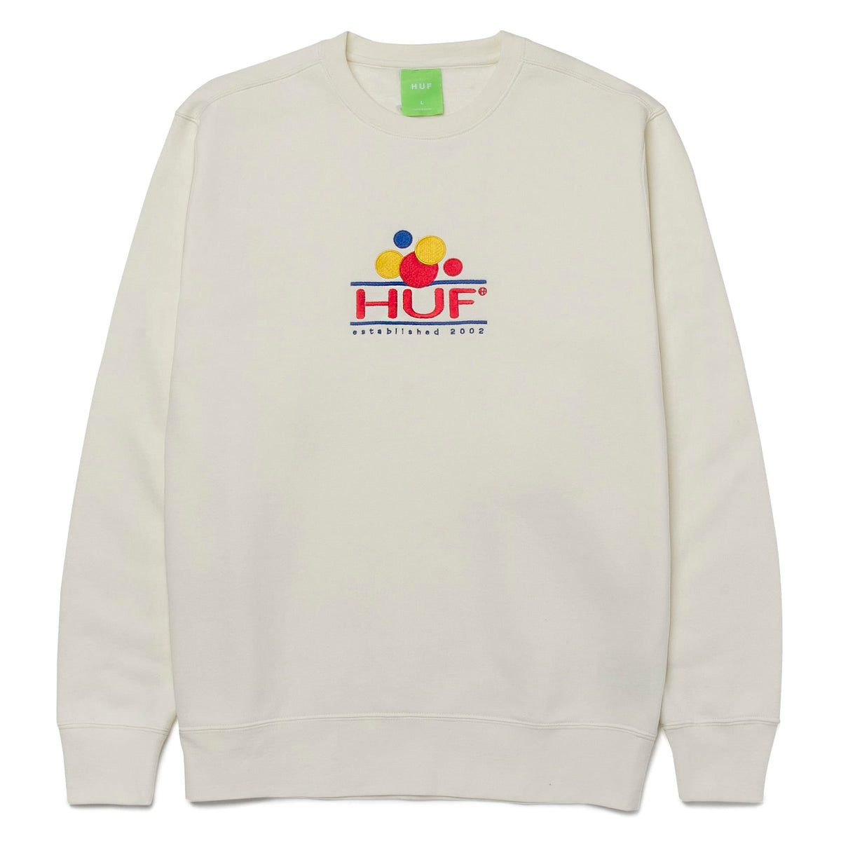 HUF Fun Crew Sweatshrit - Off White