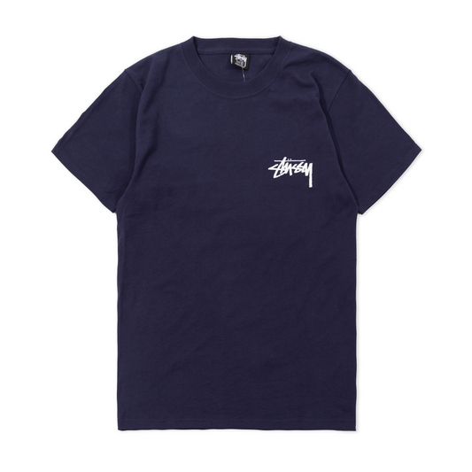 Stüssy Fuzzy Dice T-Shirt - Navy
