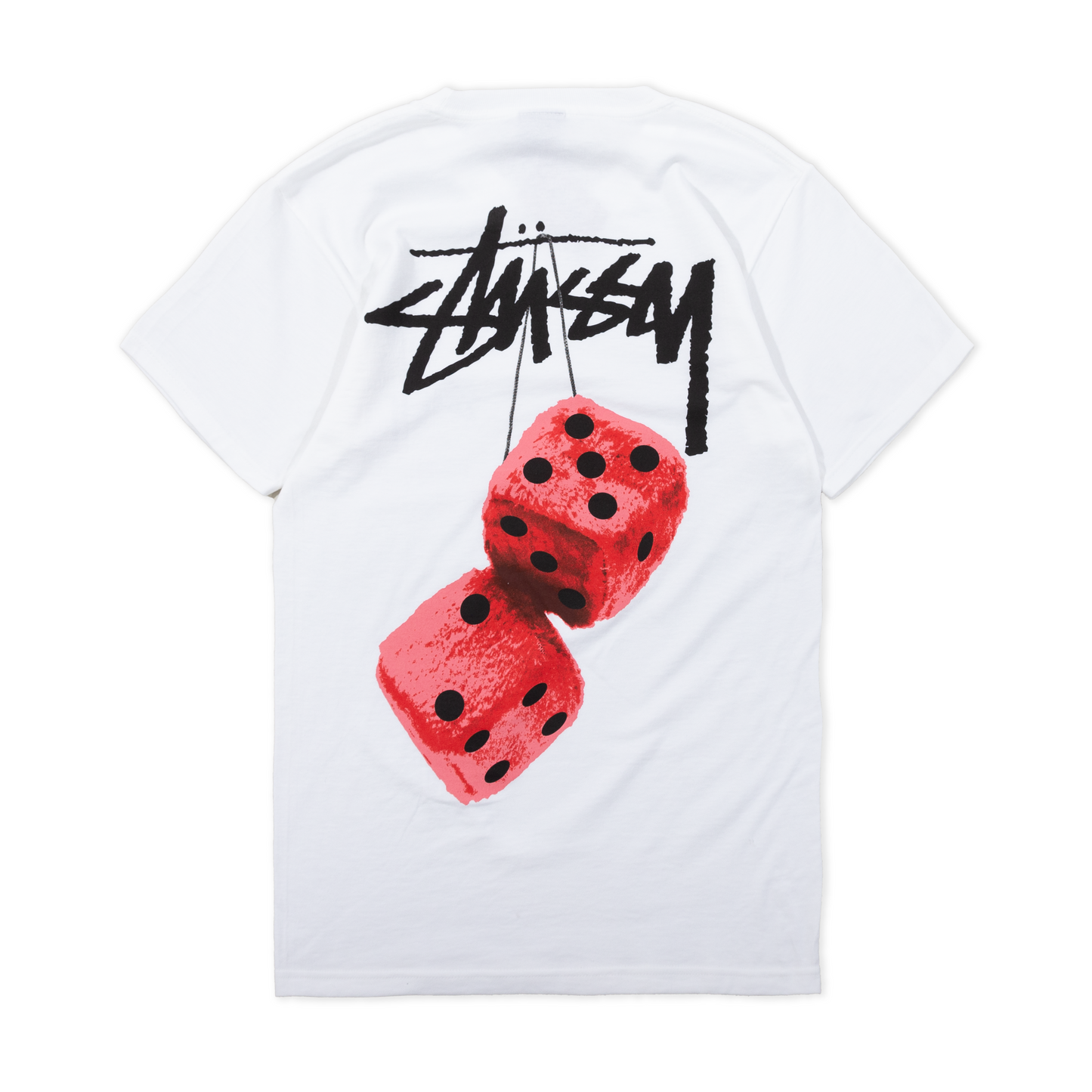 Stüssy Fuzzy Dice T-Shirt - White