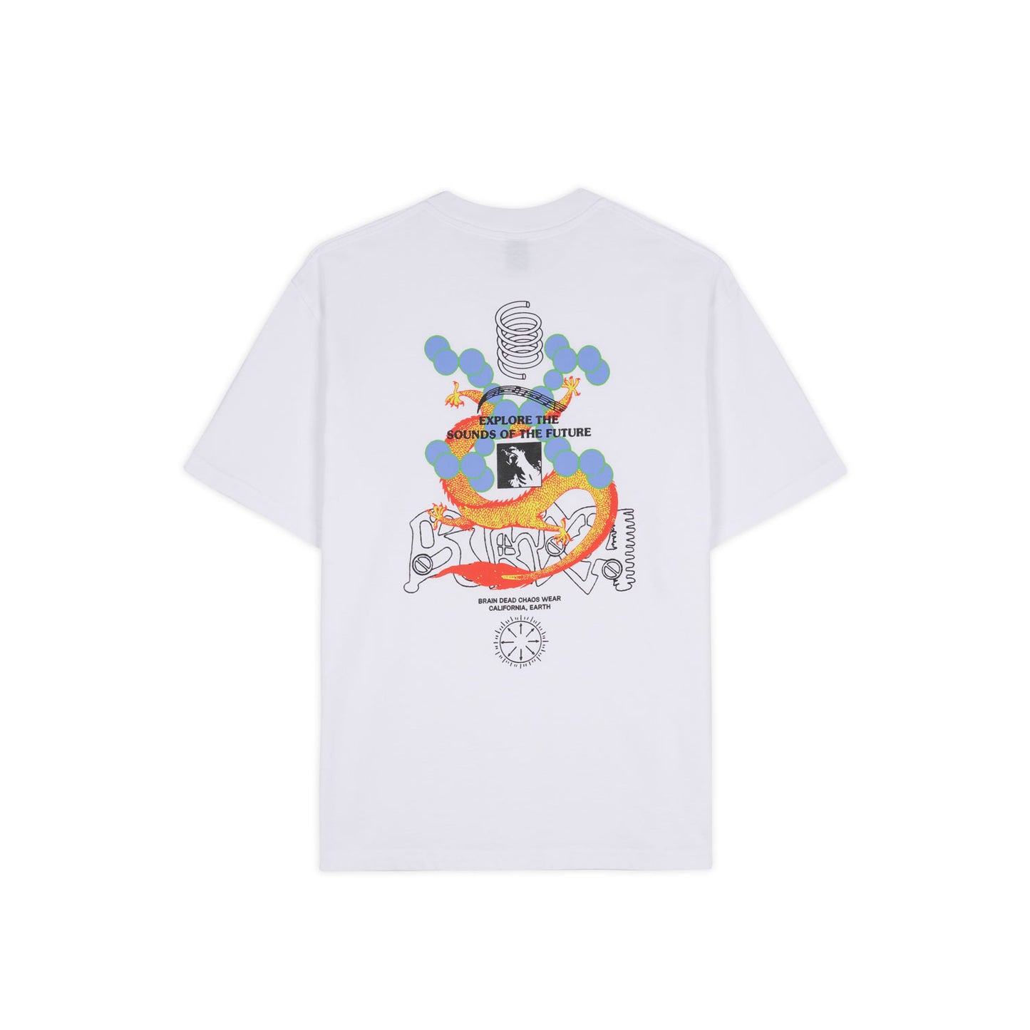Brain Dead Future Sounds T-Shirt - White