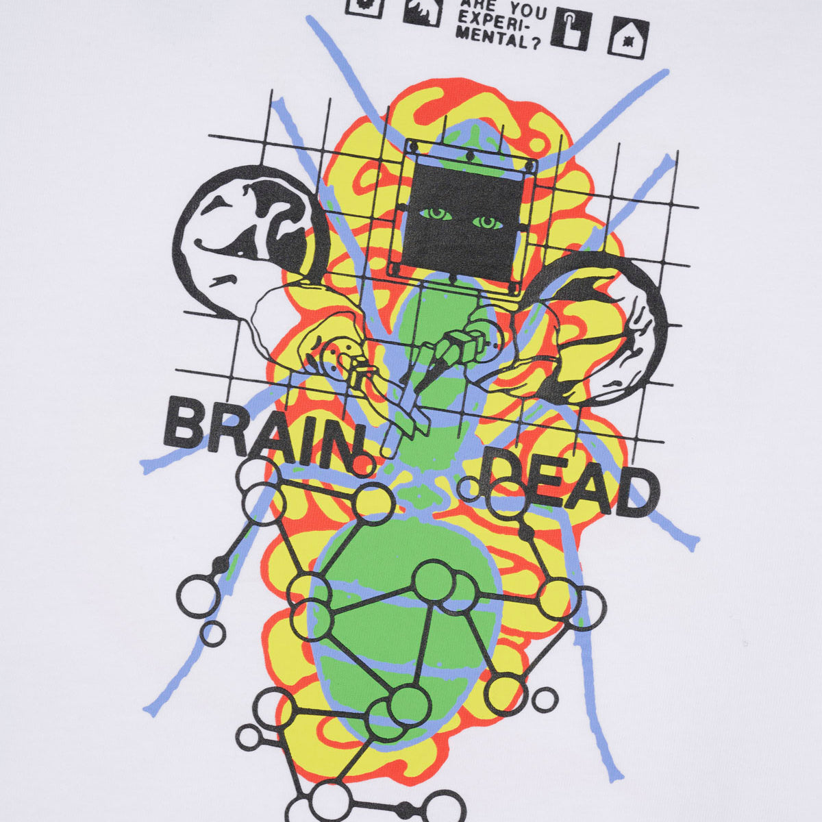 Brain Dead Future Sounds T-Shirt - White