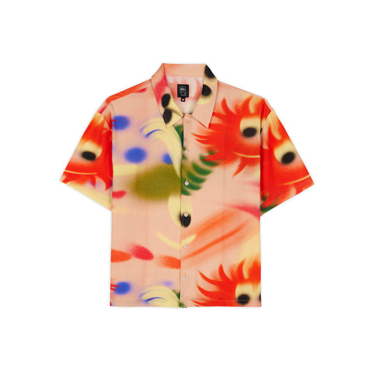 Brain Dead Alexis "Fuzzy Friends" Shirt - Pink Multi