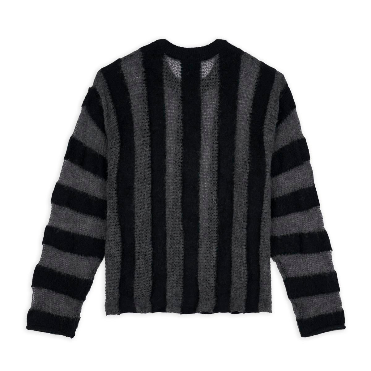 Brain Dead Fuzzy Threadbare Sweater - Black