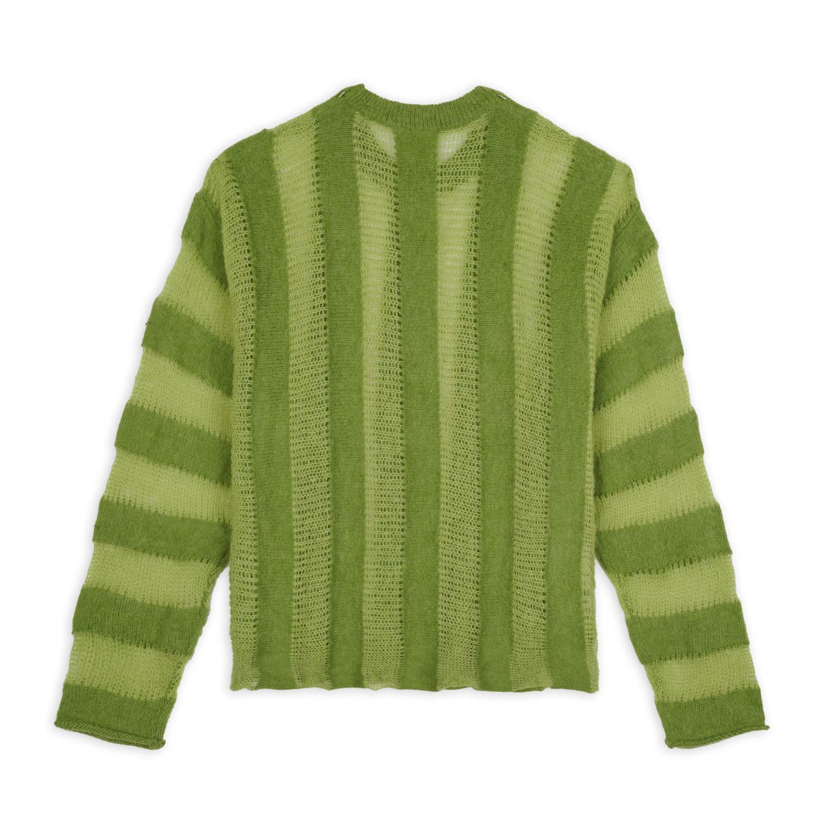 Brain Dead Fuzzy Threadbare Sweater - Green