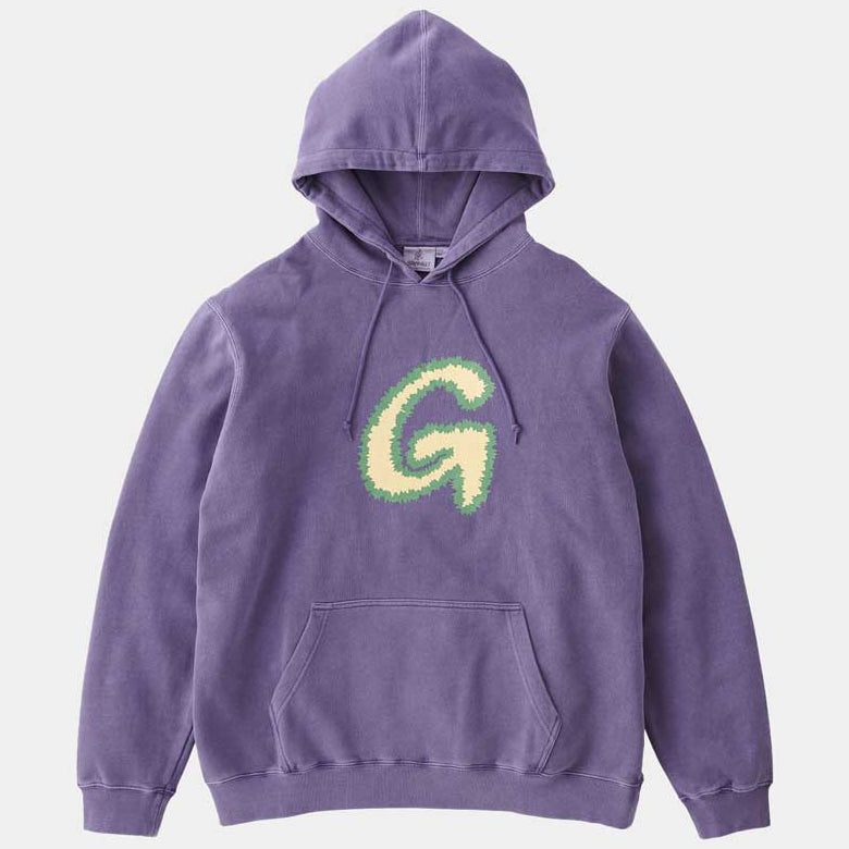 Gramicci Fuzzy G-Logo Hoodie - Purple Pigment