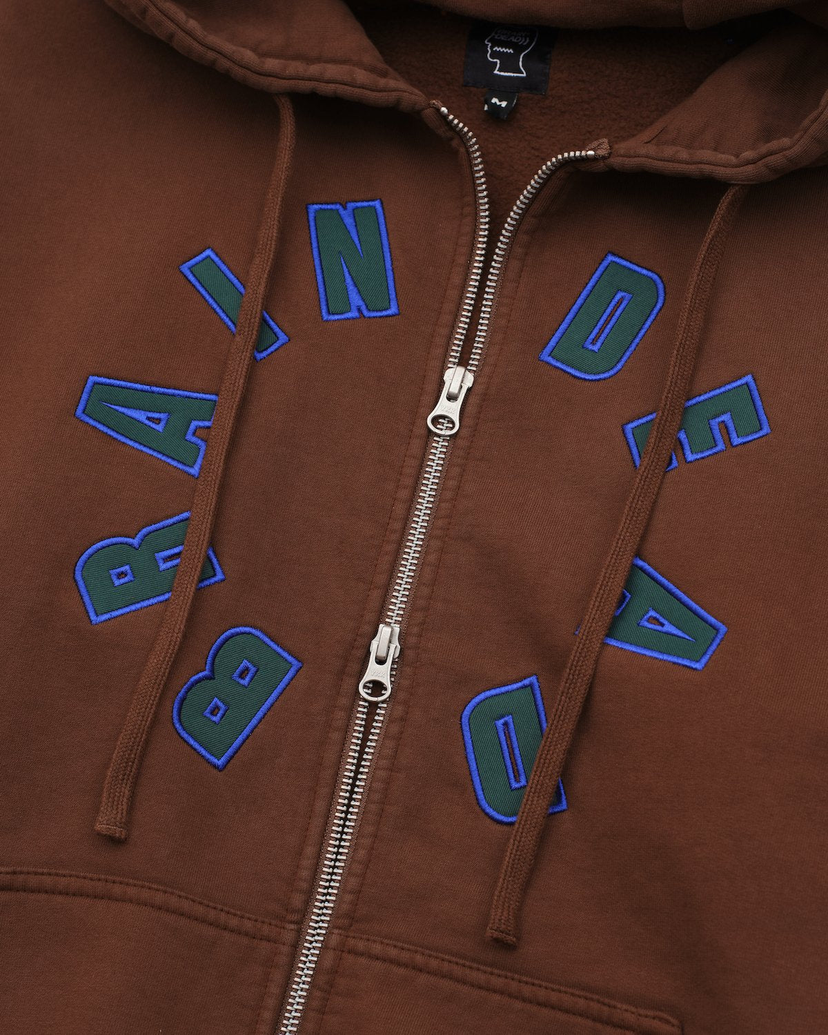 Brain Dead Collegiate ZU Hoodie - Chocolate