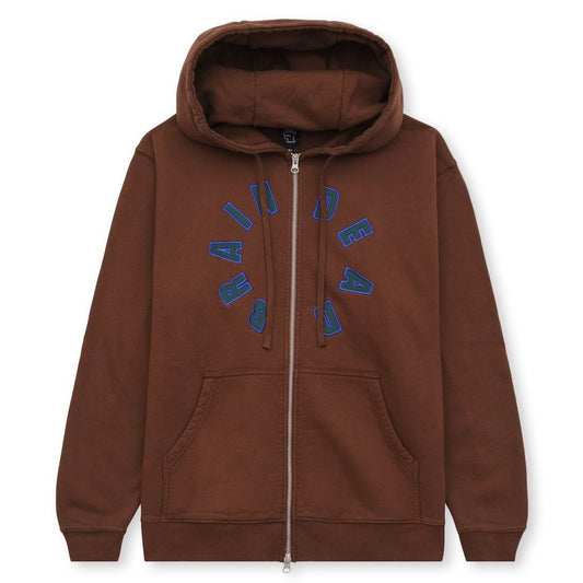 Brain Dead Collegiate ZU Hoodie - Chocolate