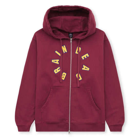Brain Dead Collegiate ZU Hoodie - Maroon
