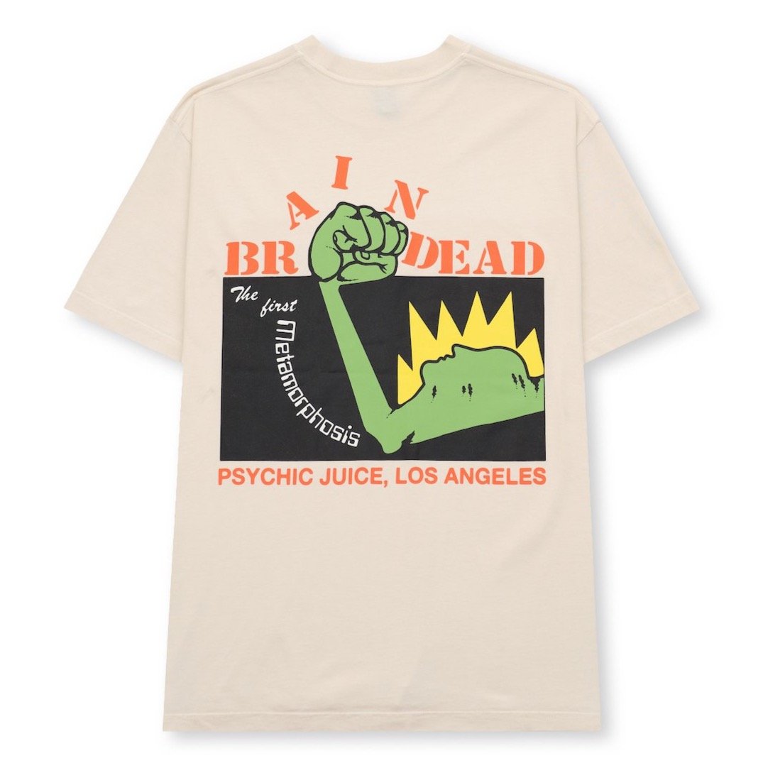 Brain Dead Psychic Juice T-Shirt - Natural