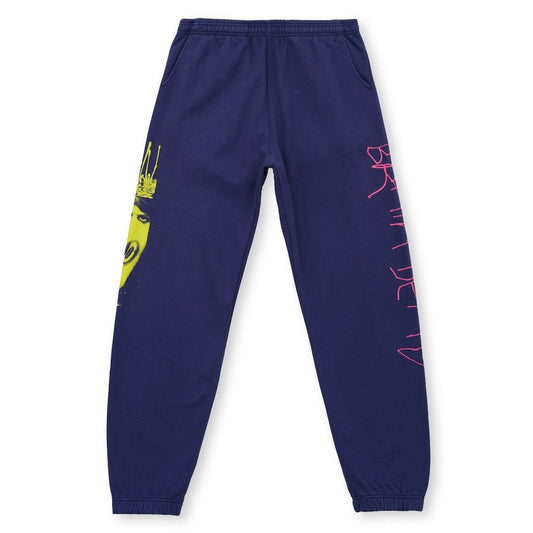 Brain Dead Seeing Double Sweatpant - Navy