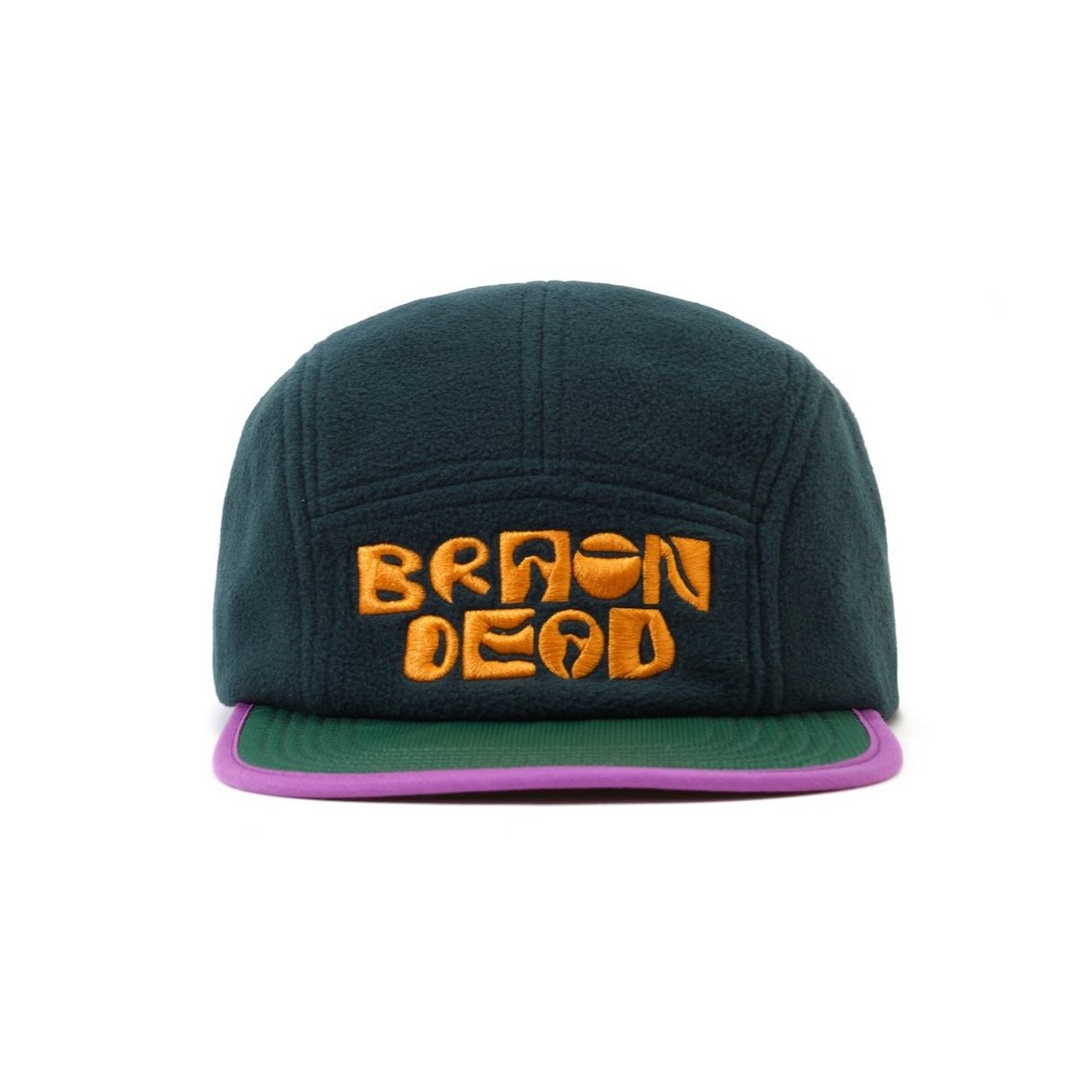 Brain Dead Shroomin' Polar Fleece Camp Hat - Terracotta