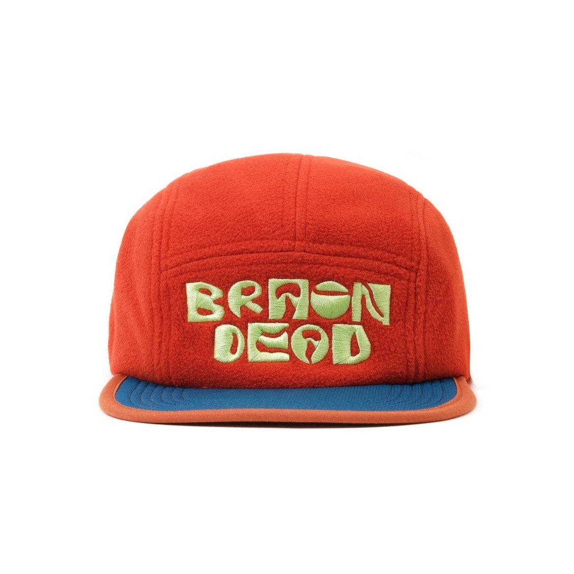 Brain Dead Shroomin' Polar Fleece Camp Hat - Terracotta