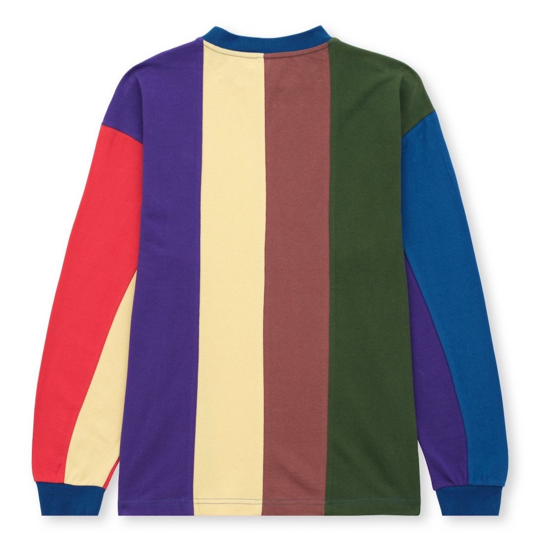 Brain Dead Vet Paneled LS Mock Neck - Slate