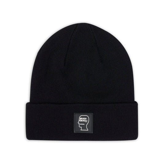 Brain Dead Logo Head Wool Beanie - Black